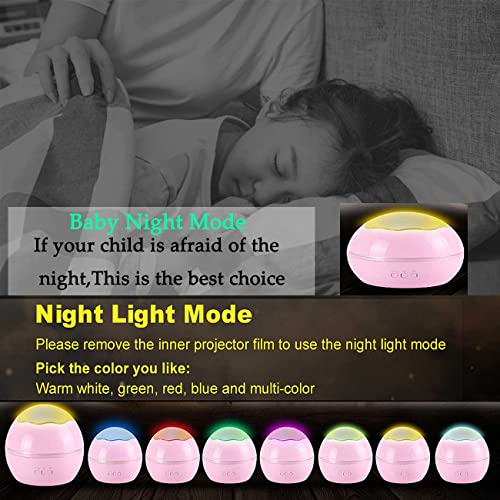 Night Light for Kids,Girls Unicorns and Star Light Projector 360 Degree Rotation 16 Colors Mode,Kawaii Room Decor,Unicorn Gifts for Kids Bedroom