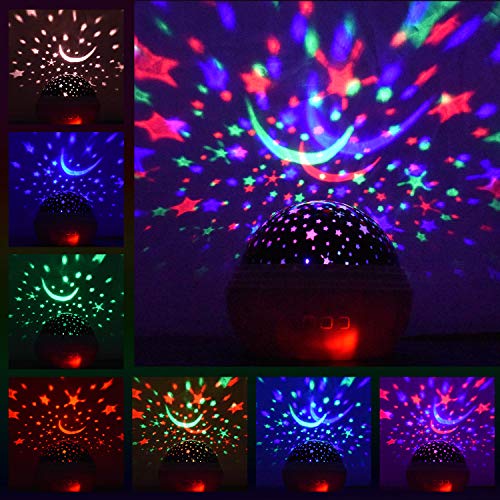 Night Light for Kids,Girls Unicorns and Star Light Projector 360 Degree Rotation 16 Colors Mode,Kawaii Room Decor,Unicorn Gifts for Kids Bedroom