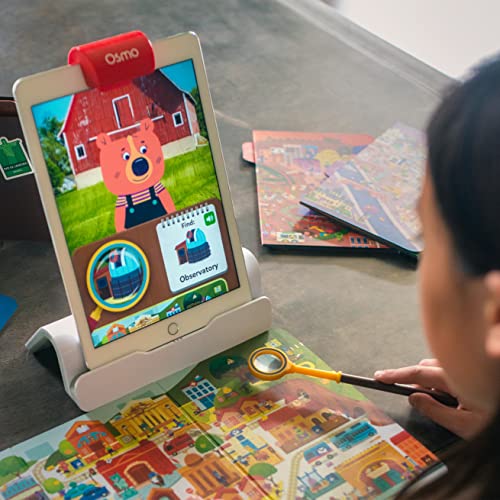 Osmo - Detective Agency - Ages 5-12 - Solve Global Mysteries - Educational Learning Games - STEM Toy - Gifts for Kids, Boy & Girl - Ages 5 6 7 8 9 10 11 12-For iPad or Fire Tablet (Osmo Base Required)