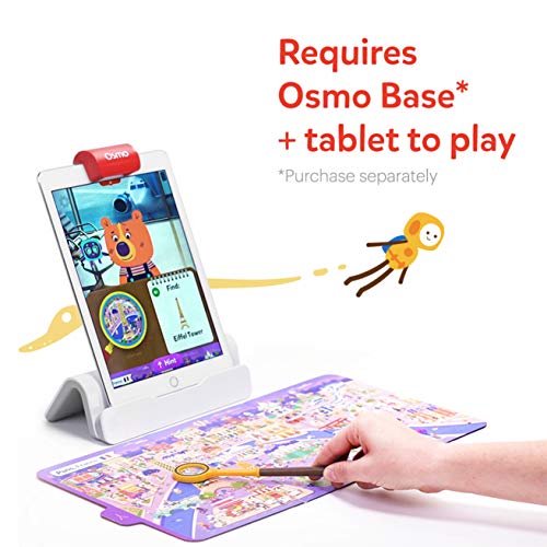 Osmo - Detective Agency - Ages 5-12 - Solve Global Mysteries - Educational Learning Games - STEM Toy - Gifts for Kids, Boy & Girl - Ages 5 6 7 8 9 10 11 12-For iPad or Fire Tablet (Osmo Base Required)