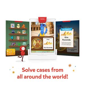 Osmo - Detective Agency - Ages 5-12 - Solve Global Mysteries - Educational Learning Games - STEM Toy - Gifts for Kids, Boy & Girl - Ages 5 6 7 8 9 10 11 12-For iPad or Fire Tablet (Osmo Base Required)