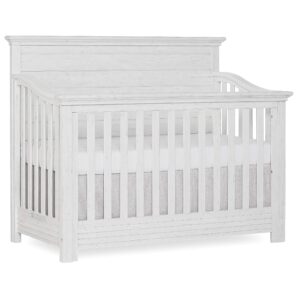 evolur waverly 5-in-1 full panel convertible crib in weathered white, greenguard gold certified 58.75x31.25x46.5 inch (pack of 1)