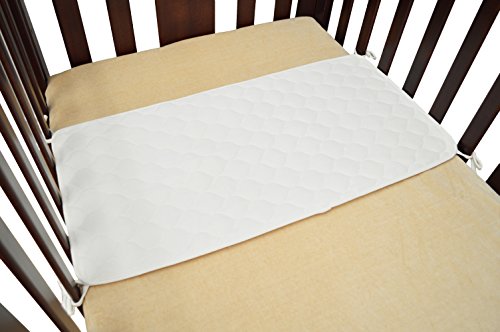 TL Care Waterproof Quilted Sheet Saver Cover Made with Organic Cotton Top Layer, Natural Color, 2 Pack