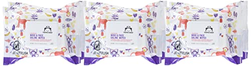 Amazon Brand - Mama Bear Saline Nose and Face Baby Wipes, Hypoallergenic, Unscented, 180 Count (6 Packs of 30)