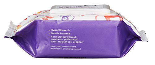 Amazon Brand - Mama Bear Saline Nose and Face Baby Wipes, Hypoallergenic, Unscented, 180 Count (6 Packs of 30)