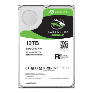 Seagate BarraCuda Pro 10TB Internal Hard Drive Performance HDD – 3.5 Inch SATA 6 Gb/s 7200 RPM 256MB Cache for Computer Desktop PC Laptop, Data Recovery – Frustration Free Packaging (ST10000DM0004)