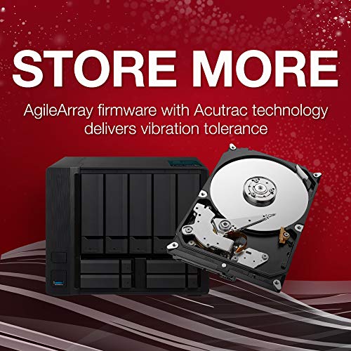 Seagate IronWolf 12TB NAS Internal Hard Drive HDD – CMR 3.5 Inch SATA 6Gb/s 7200 RPM 256MB Cache for RAID Network Attached Storage – Frustration Free Packaging (ST12000VN0008)