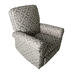 jc home bt-r8389a30 recliner, gray and white