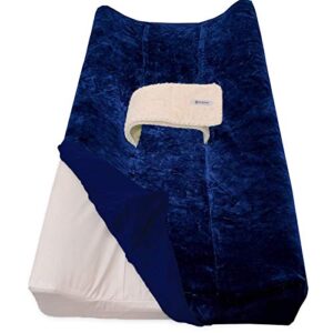 poopoose changing pad cover (midnight blue)