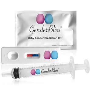 gender prediction test - early pregnancy kit - reveal if your baby is a boy or girl from 8 weeks - instant results