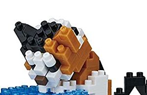 nanoblock - Fishbowl Cat [Cats], Collection Series Building Kit, Multicolored, NBC_272