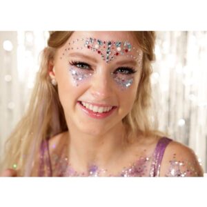 iMethod Body Glitter - 6 Jars Holographic Cosmetic Face Glitter, for Festival & Halloween Alien Makeup