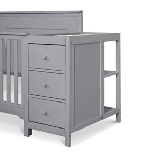 Carter's by DaVinci Dakota 4-in-1 Crib and Changer Combo in Grey, Greenguard Gold Certified