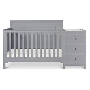 Carter's by DaVinci Dakota 4-in-1 Crib and Changer Combo in Grey, Greenguard Gold Certified