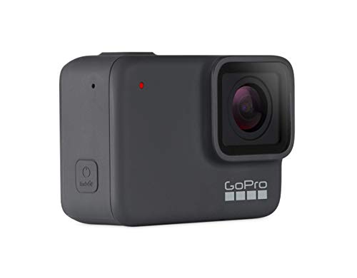 GoPro HERO7 Silver Waterproof Digital Action Camera with Touch Screen 4K HD Video 10MP Photos (Renewed)