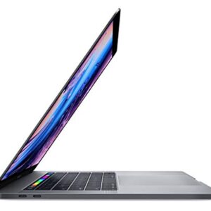 Apple 15.4in MacBook Pro Laptop (Retina, Touch Bar, 2.6GHz 6-Core Intel Core i7, 16GB RAM, 512GB SSD Storage) Space Gray (MR942LL/A) (2018 Model) (Renewed)