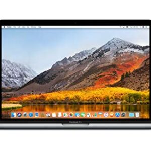 Apple 15.4in MacBook Pro Laptop (Retina, Touch Bar, 2.6GHz 6-Core Intel Core i7, 16GB RAM, 512GB SSD Storage) Space Gray (MR942LL/A) (2018 Model) (Renewed)