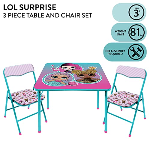 Idea Nuova LOL Surprise 3 Piece Table and Chair Set