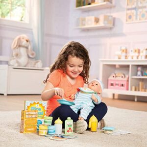 Melissa & Doug Mine to Love Mealtime Play Set for Dolls with Bottle, Pretend Baby Food Jars, Snack Pouch, More (24 pcs)