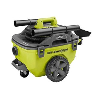 ryobi 18 volt one+ 6 gal. cordless wet/dry vacuum (tool only) (non-retail packaging)