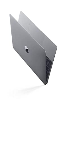 2017 Apple Macbook with 1.2GHz Intel Core m3 (12-inch, 8GB RAM, 256GB SSD Storage) Space Gray (Renewed)