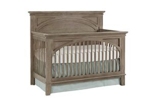 westwood design leland 4 in 1 convertible crib with spindle, stone washed