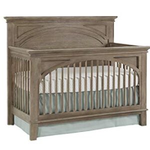 Westwood Design Leland 4 in 1 Convertible Crib with Spindle, Stone Washed