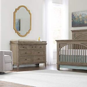 Westwood Design Leland 4 in 1 Convertible Crib with Spindle, Stone Washed