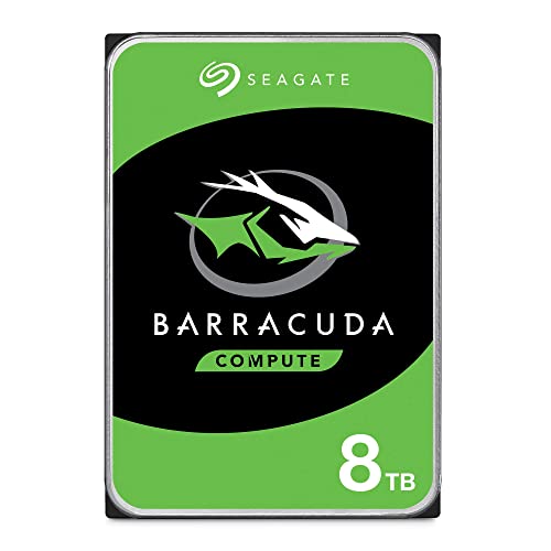 Seagate 8TB Barracuda SATA 6Gb/s 256MB Cache 3.5-Inch Internal Hard Drive (ST8000DM004) (Renewed) Mechanical Hard Disk