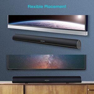 BESTISAN 100 Watt 40 Inch TV Sound Bar, Home Theater System Wired and Wireless Soundbar Speaker(Bluetooth 5.0, 105dB, Dsp Audio, Bass Adjustable, Wall Mountable)