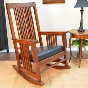 Carolina Classic Montego Mission Rocker in Chestnut