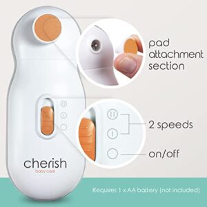 Baby Nail File Electric Nail Trimmer: Baby Nail Trimmer for Infant and Toddler: Safer Than Baby Nail Clippers - Baby Grooming Kit and Manicure Set