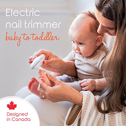 Baby Nail File Electric Nail Trimmer: Baby Nail Trimmer for Infant and Toddler: Safer Than Baby Nail Clippers - Baby Grooming Kit and Manicure Set