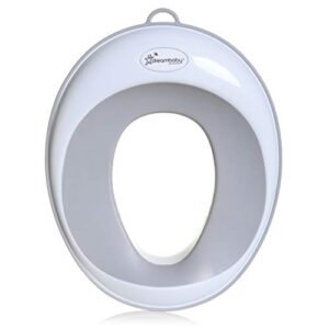 dreambaby ezy-toilet trainer seat potty topper - contoured shape & non-slip base - model l6001 14.5x11x1.75 inch (pack of 1) gray