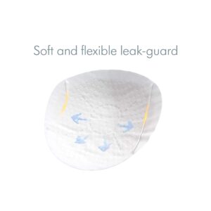 Medela Safe & Dry Ultra Thin Disposable Nursing Pads, 120 Count Breast Pads for Breastfeeding, Leakproof Design, Slender and Contoured for Optimal Fit and Discretion