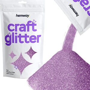 hemway craft glitter 100g / 3.5oz glitter flakes for arts crafts tumblers resin epoxy scrapbook glass schools paper halloween decorations - ultrafine (1/128" 0.008" 0.2mm) - lavender purple