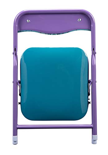 Disney Raya Table & Chair Set – Folding Kids Furniture Table & Chair – Includes Toddler Chair with Non-Skid Rubber Feet & Padded Seat – Sturdy Metal Construction – for Ages 24M+