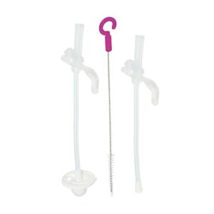 b.box sippy cup replacement straw pack | includes 1 replacement straw, 1 replacement straw with weight, 1 cleaning brush | fits b.box sippy cups