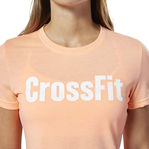 Reebok Crossfit Forging Elite Fitness Speedwick Tee, Sunglow, Large