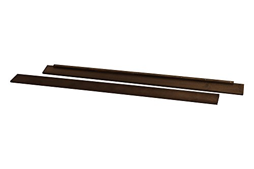 Universal Twin-Size & Full-Size Conversion Kit Bed Rails for Davinci Cribs (Espresso)