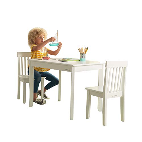 KidKraft Avalon Table & 2 Chairs Set - White