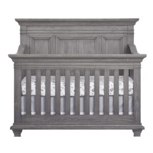 Oxford Baby Westport 4-in-1 Convertible Crib, Dusk Gray, GreenGuard Gold Certified