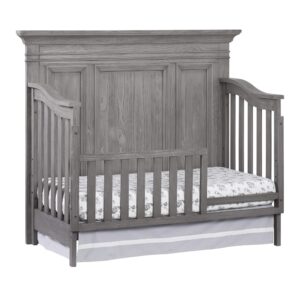 Oxford Baby Westport 4-in-1 Convertible Crib, Dusk Gray, GreenGuard Gold Certified