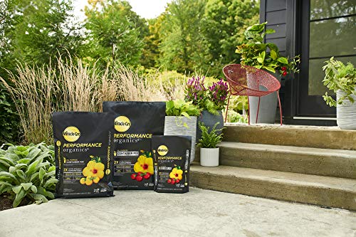Miracle-Gro Performance Organics All Purpose Container Mix, 6 qt. - Organic, All Natural Plant Soil - Feed for up to 3 Months - All-Purpose Formula for Vegetables, Flowers and Herbs