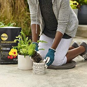 Miracle-Gro Performance Organics All Purpose Container Mix, 6 qt. - Organic, All Natural Plant Soil - Feed for up to 3 Months - All-Purpose Formula for Vegetables, Flowers and Herbs