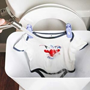 SimplyImagine SprayStand - Cloth Diaper Sprayer Splatter Shield - Contains Spray and Debris When Rinsing Cloth Diapers, Clothing, Shoes, and More in Toilet Spray Bucket Pail