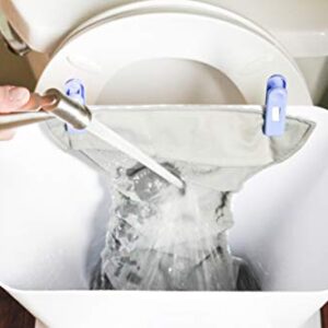 SimplyImagine SprayStand - Cloth Diaper Sprayer Splatter Shield - Contains Spray and Debris When Rinsing Cloth Diapers, Clothing, Shoes, and More in Toilet Spray Bucket Pail