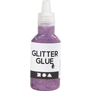 creativ glitter glue, purple, one size