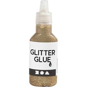 creativ glitter glue, gold, one size
