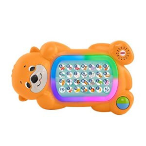 Fisher-Price Linkimals Baby Learning Toy A To Z Otter Keyboard With Interactive Music And Lights For Infants And Toddlers